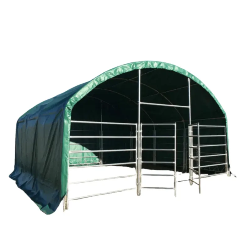 13' x 13' Livestock Corral Shelter with front door Save Now