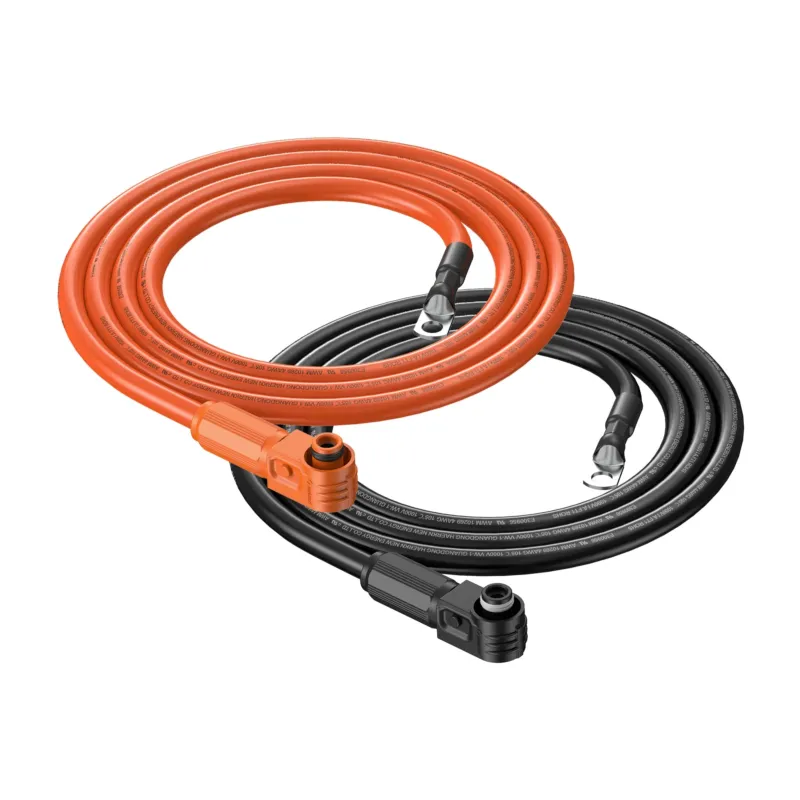 4 Gauge (4AWG) Cable Wire Connect Battery to Inverter (Orange & Black) | Choose Feet/Length Order Now