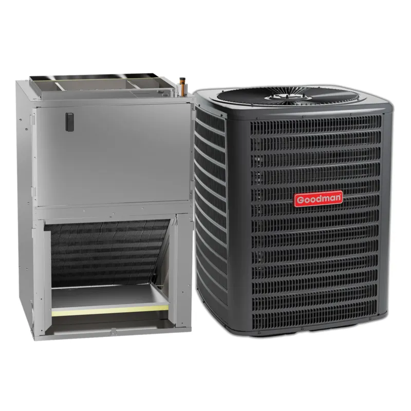 Don’t Miss Out Goodman 2.5 Ton 14.3 SEER2 R-32 Heat Pump Condenser & Air Handler with 10kW Heat Kit