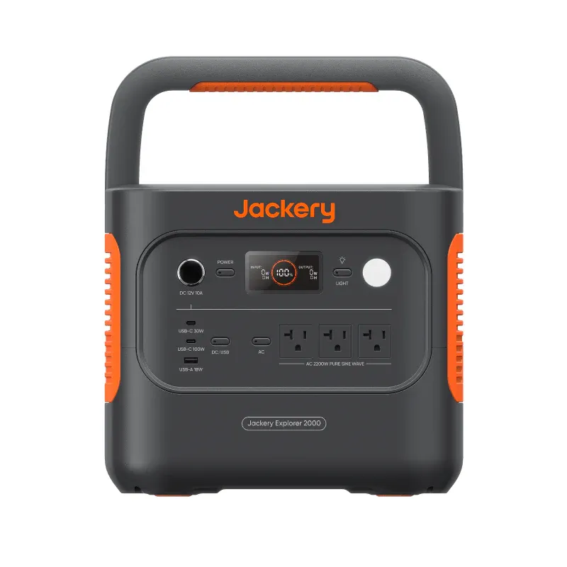 Jackery Explorer 2000 v2 Portable Power Station Solar Generator (2200W | 2042Wh) - Explorer 2000 v2 Portable Power Station Flash Sale