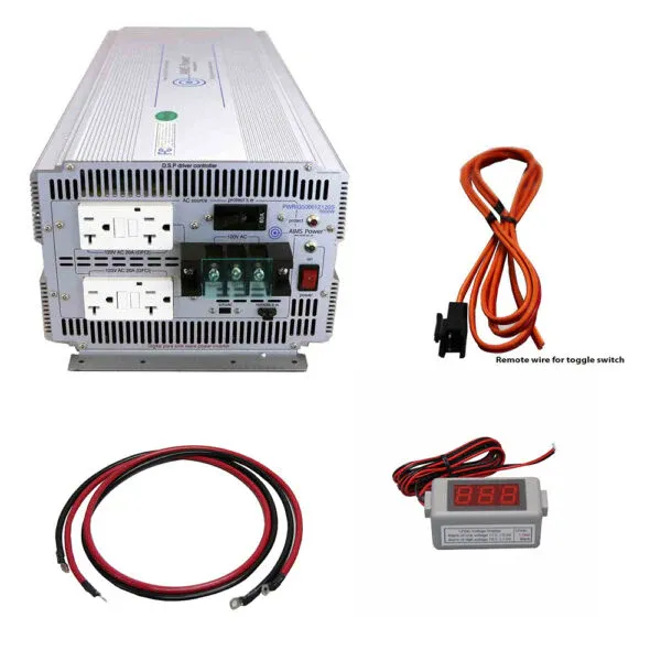 Grab Now Aims Power 5000 Watt Industrial Pure Sine Power Inverter Kit