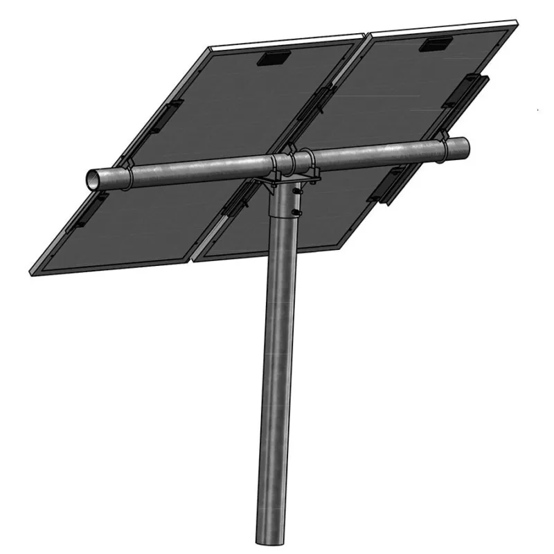 Tamarack Solar UNI-PGRM/2P1 Economy Horizontal Two Module Top of Pole Mount Fan Favorite