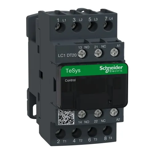 Discount Schneider Electric LC1DT20P7 TeSys D Non-Reversing contactor - 4P(4 NO) - AC-1 - <= 440 V 20 A - 230 V AC 50/60 Hz coil