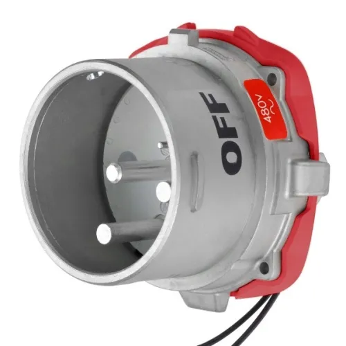 Meltric 37-98042-262 Switch-Rated DS100 Inlet 480 VAC 100A Metal Metal Buy Direct