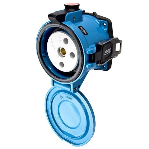 Discount Meltric 39-24023-K14 Standard Duty DR250 Receptacle 600 VAC 250A Blue Metal