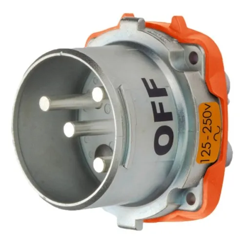Holiday Sale Meltric 39-68176-K07 Standard Duty DR100 Inlet 125/250 VAC 100A Metal Metal