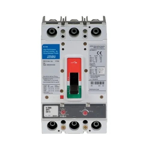 Eaton JGU3175FAGC Complete Molded Case Circuit Breaker - 600 Max Volt 175 Amp Mega Sale