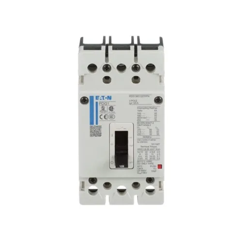 Buy Online Eaton PDG13G0080TFFJ Molded Case Circuit Breaker - 600 Max Volt 80 Amp