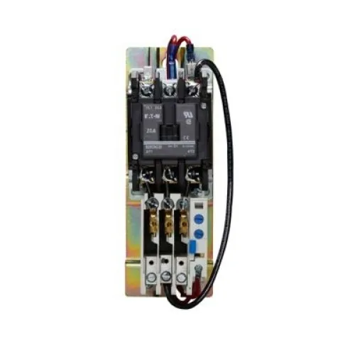 Next Day Delivery Eaton B29CNC15AA3EP05 - Non-Reversing Starter - Single Phase - 50/60 Hz - 15 Amp - Open W/ Metal Mounting Plate - 120 VAC Coil - 120 VAC Coil