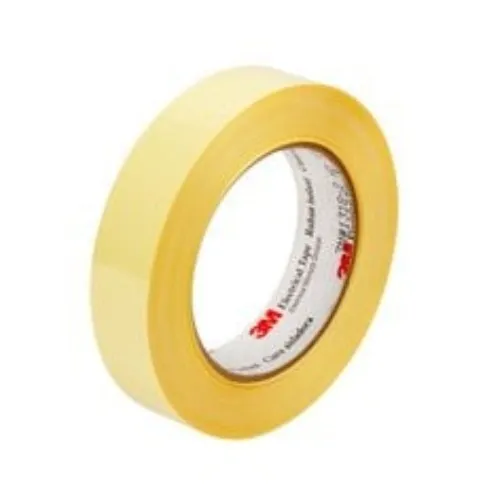 3M 7010397214 - 3M Polyester Film Electrical Tape 1350F-1, 25M, Yellow, 24 in x 72 yd, 3-in paper core, Log roll Weekend Sale
