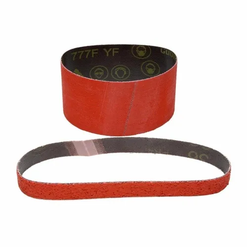 3M 7010309384 - 3M Cloth Belt 777F, 80 YF-weight, 3 in x 264 in, Film-lok, Single-flex Buy Direct