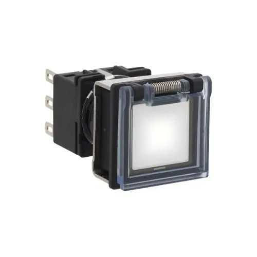 Budget IDEC LB7GL-M1T13VPW LB 16mm Illuminated Pushbutton Spdt, White