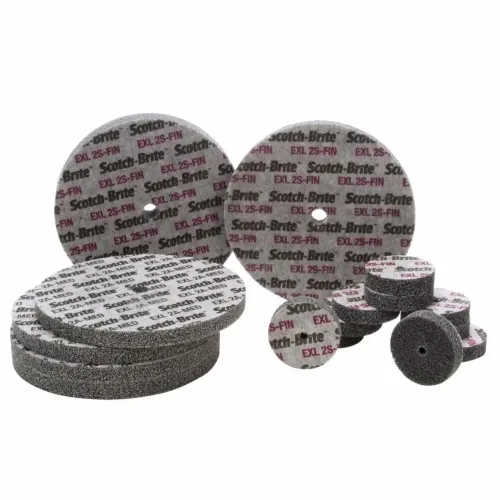 3M 7010364572 - 3M Scotch-Brite™ EXL Unitized Wheel, XL-UW, 2S Fine, 6 in x 1 in x 5/8 in Luxury
