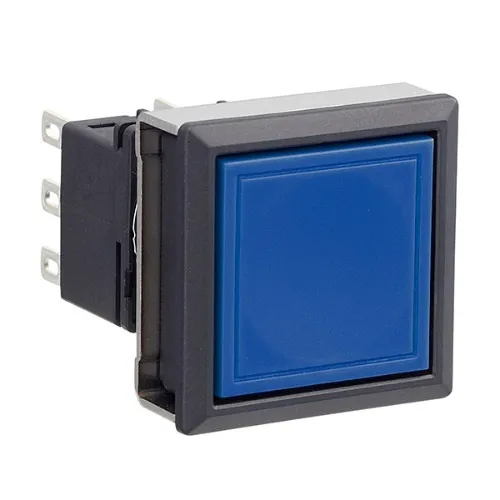 Final Sale IDEC LBW7B-M1T3VS LBW Flush Pushbutton Mome. Blue