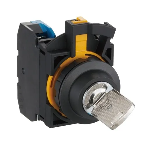 IDEC CW1K-3BE03-2H Selector Switch - Key 22mm 3position, Black Today Only