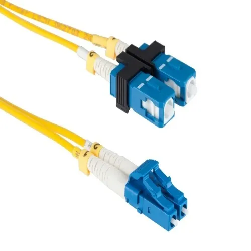 Top Rated Cable PS9D-LCSC-01 Corning Fiber Optic Cable - 3.3', OS2, LC - SC, LSZH, Singlemode, 9 Micron, Yellow