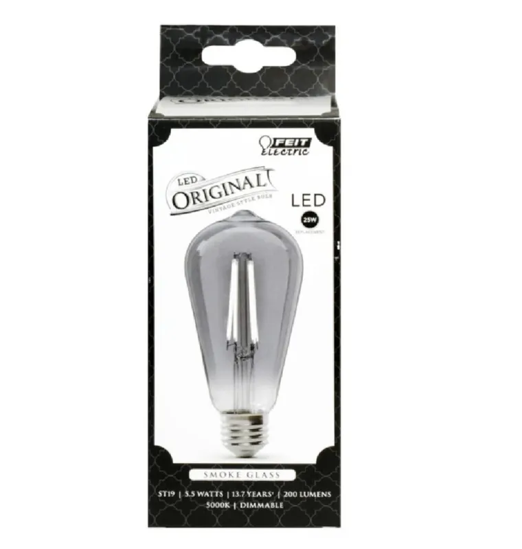 Feit Electric ST19/SMK/VG/LED Original Vintage Dimmable LED Bulb, 5.5 W Buy Today