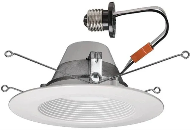 No Minimum Order ETI 53179111 5/6" Dimmable LED Downlight Kit, 18 Watt, 3000K