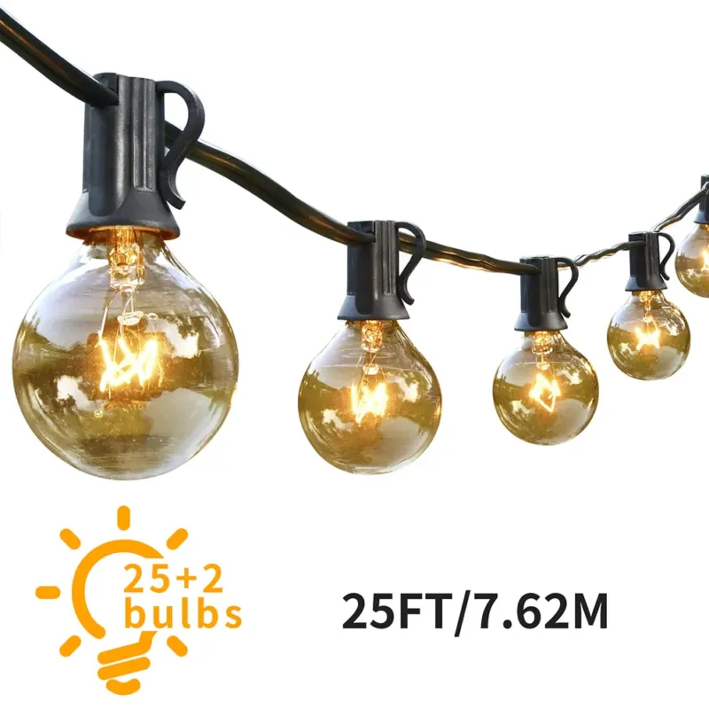 Don’t Miss Out Outdoor String Light Fairy Festoon Light String G40 Patio Garland For Garden Wedding Party Decorative Garland Lamp Street Backya